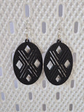 Black Native Window Earrings