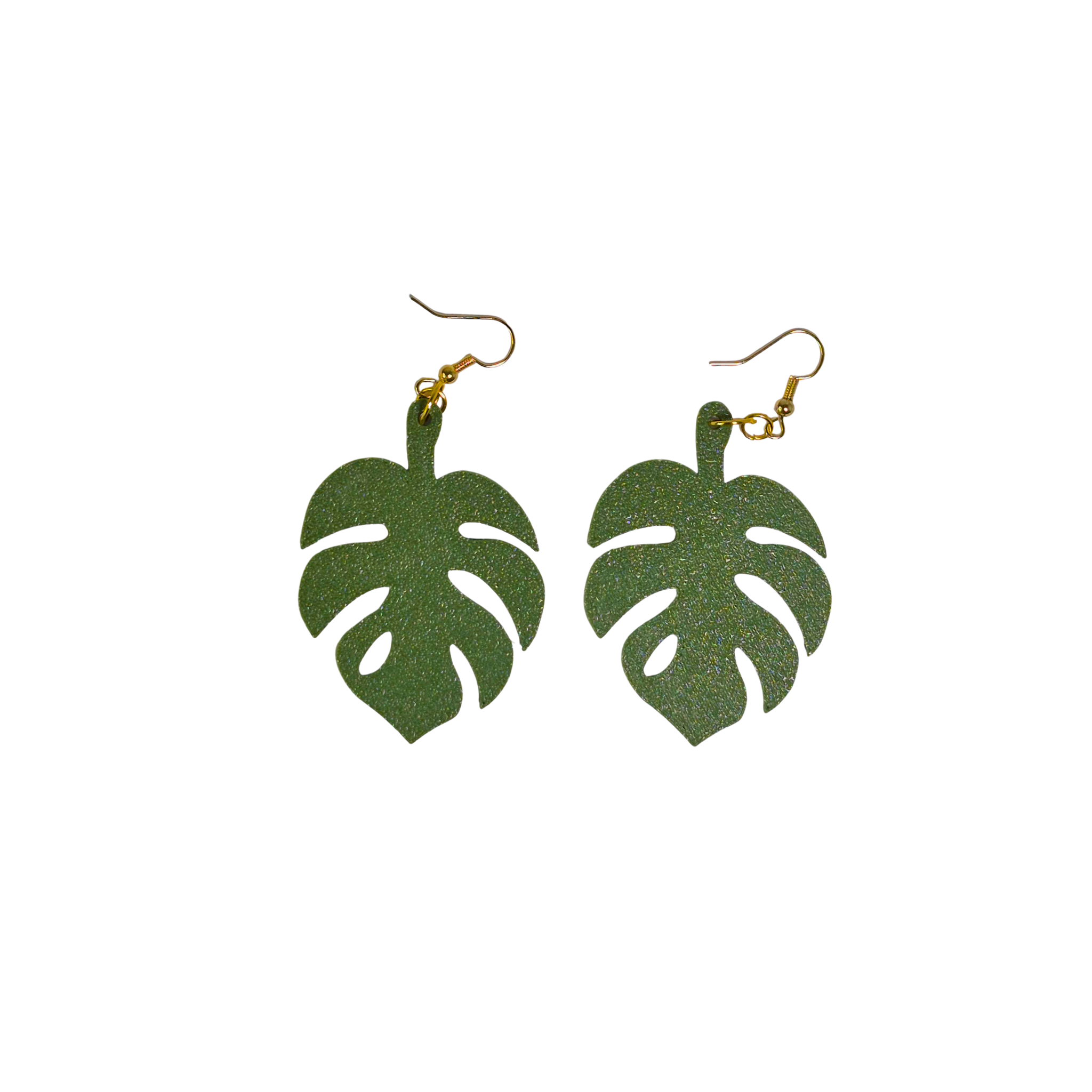 Monstera Earrings