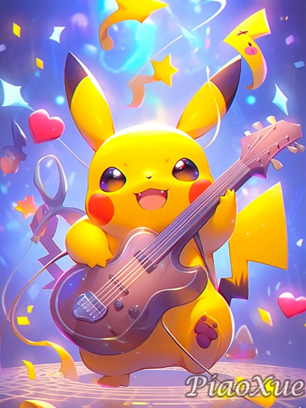 5D Diamond Painting Anime Pikachu