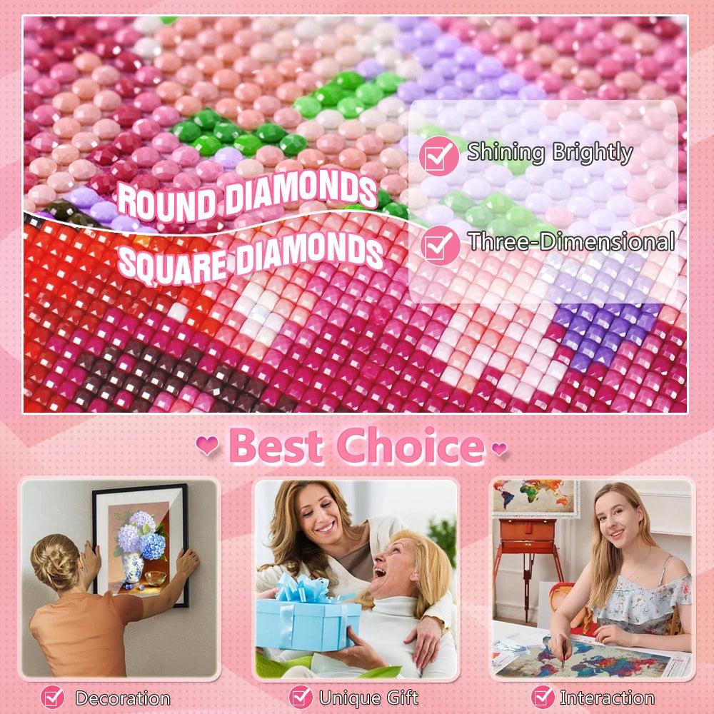 Orchid Diamond Art Painting