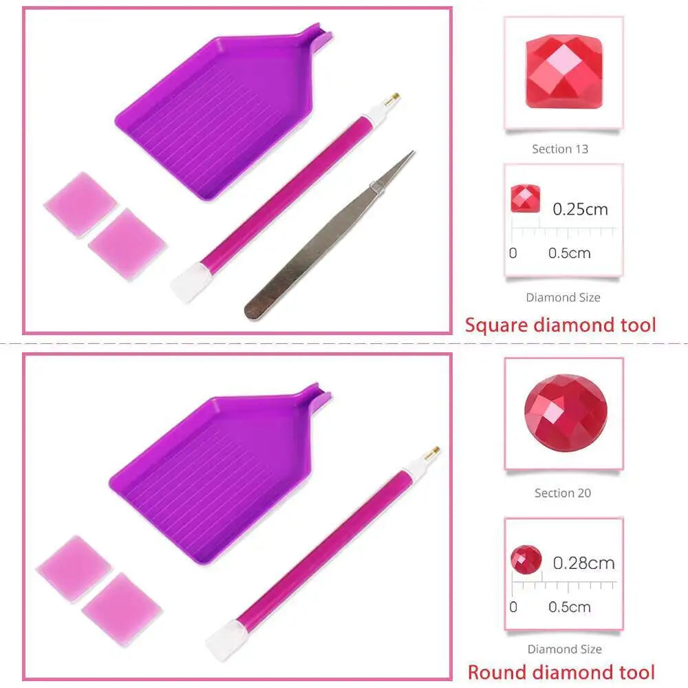 Diamond Painting Kit Seaside Town