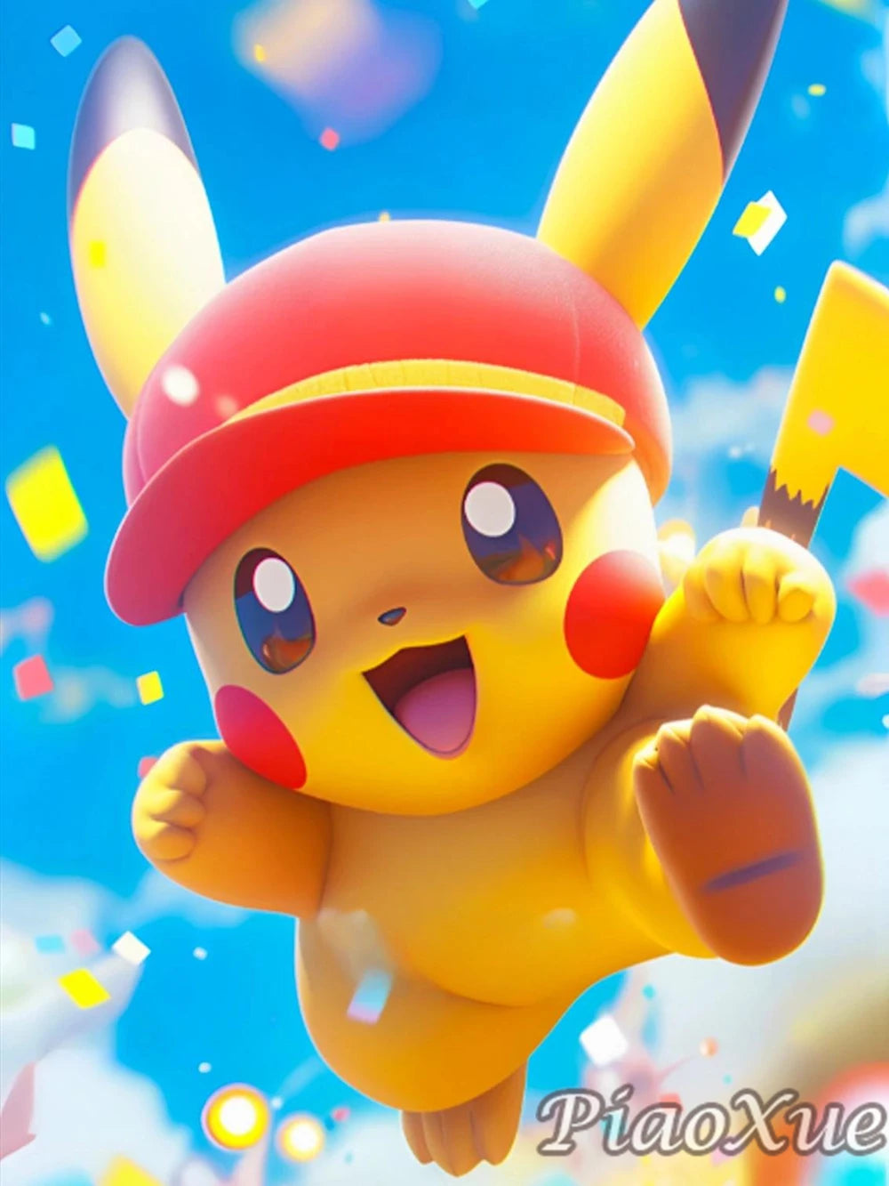 5D Diamond Painting Anime Pikachu