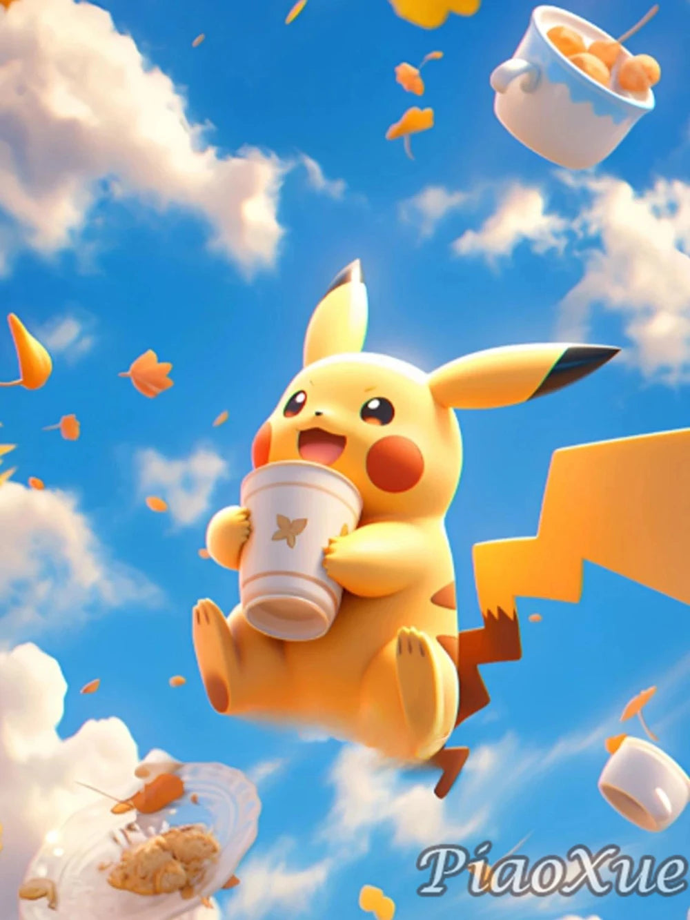 5D Diamond Painting Anime Pikachu