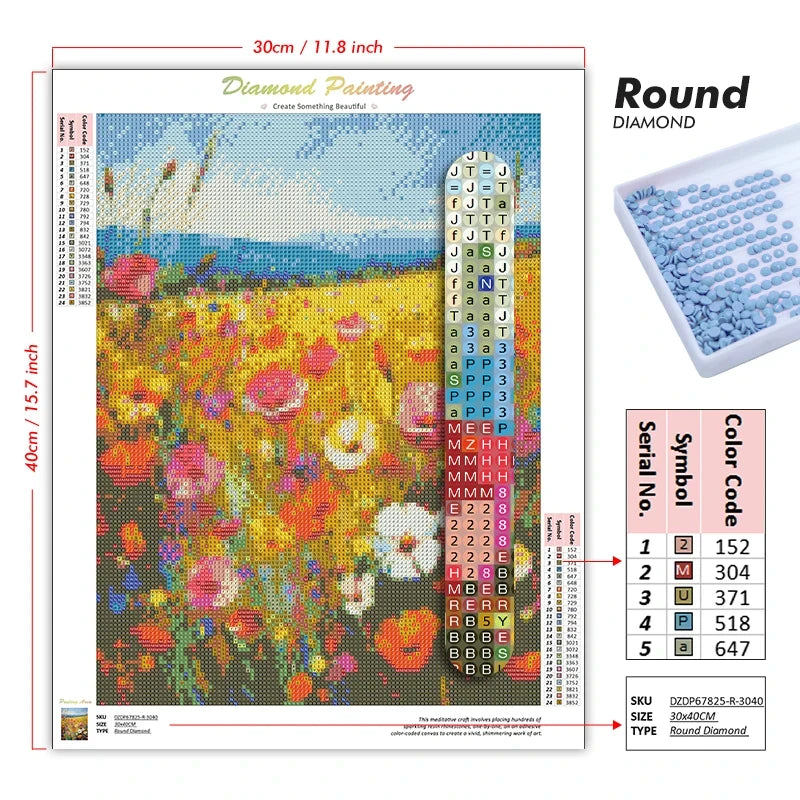 Diamond Painting kit Neon Y2K Anime girl