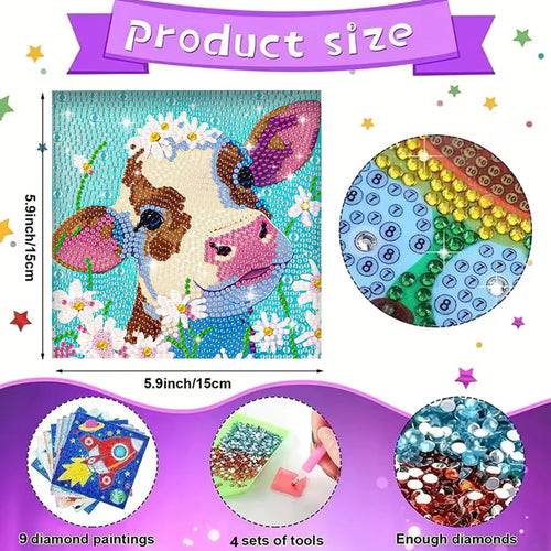 Cartoon Animal  Art Diamond