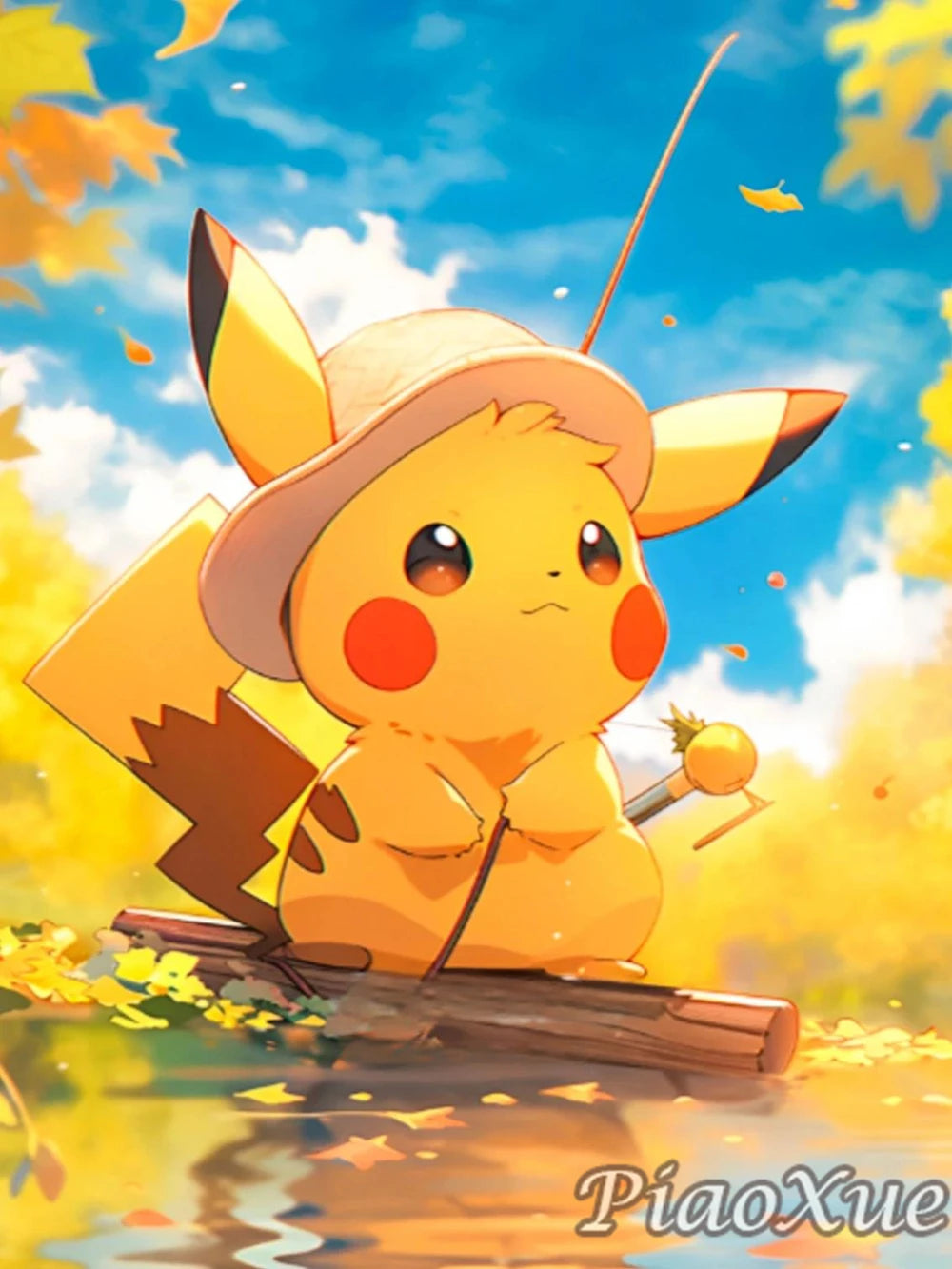5D Diamond Painting Anime Pikachu