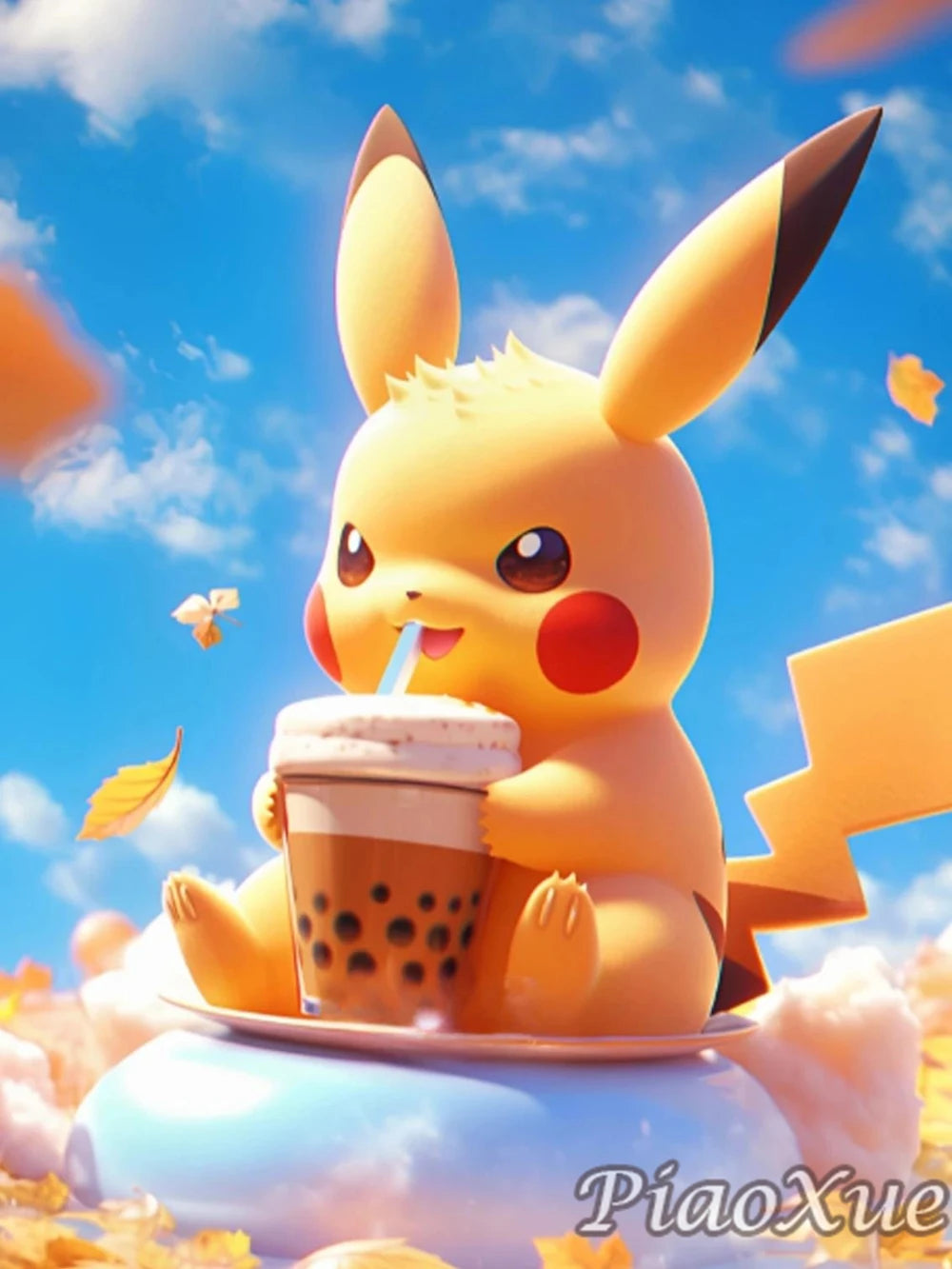 5D Diamond Painting Anime Pikachu