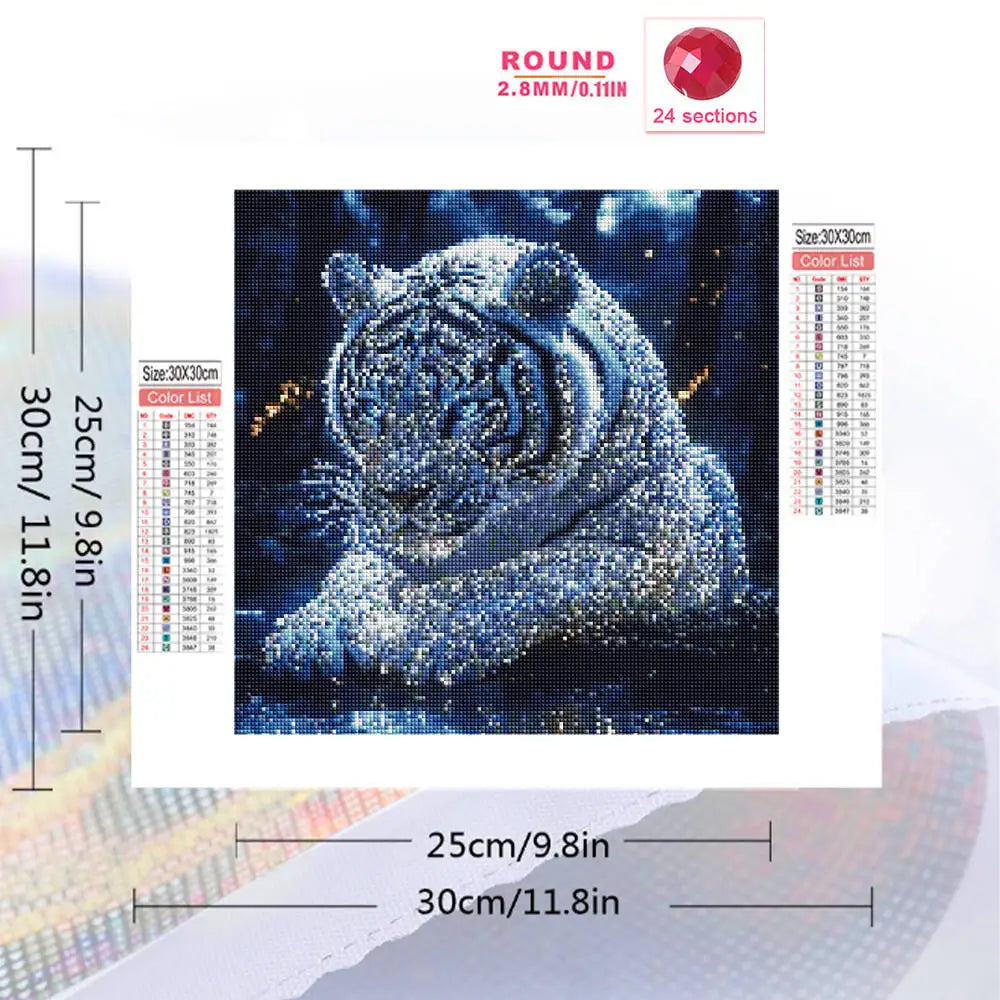 Tiger Diamond Painting DIY Suitable For Beginners Diamond Art Painting