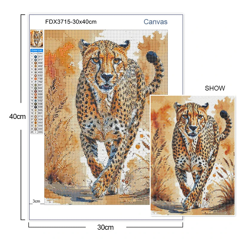 Watercolor Animal Series Diamond Painting Kits